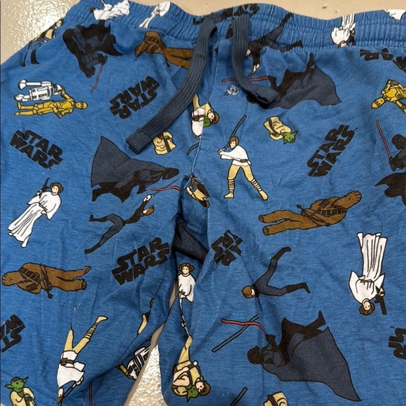 Star Wars Character Print Blue Shorts 32-36” waist Size L starwars - Picture 2 of 7